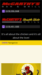 Mobile Screenshot of mccarthysgrill.com